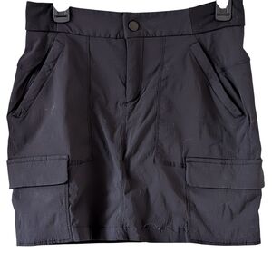 Athleta Black Skort Pockets Activewear Athletic Tennis